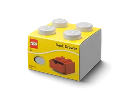LEGO 4-Stud Desk Drawer – Gray (5006875) - afbeelding 1