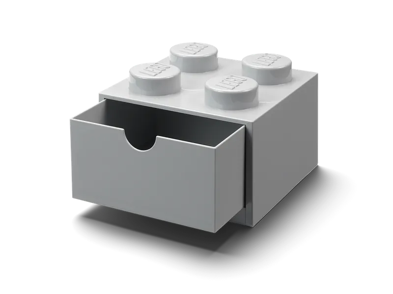 4-Stud Desk Drawer – Gray