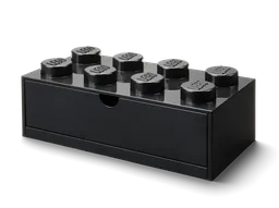 LEGO 8-Stud Desk Drawer – Black (5006876) - afbeelding 2
