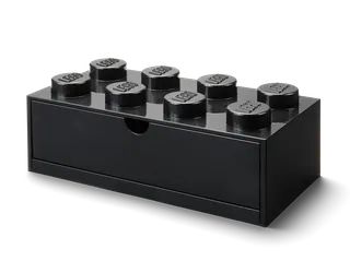 8-Stud Desk Drawer – Black de LEGO – photo du produit 3 sur 3