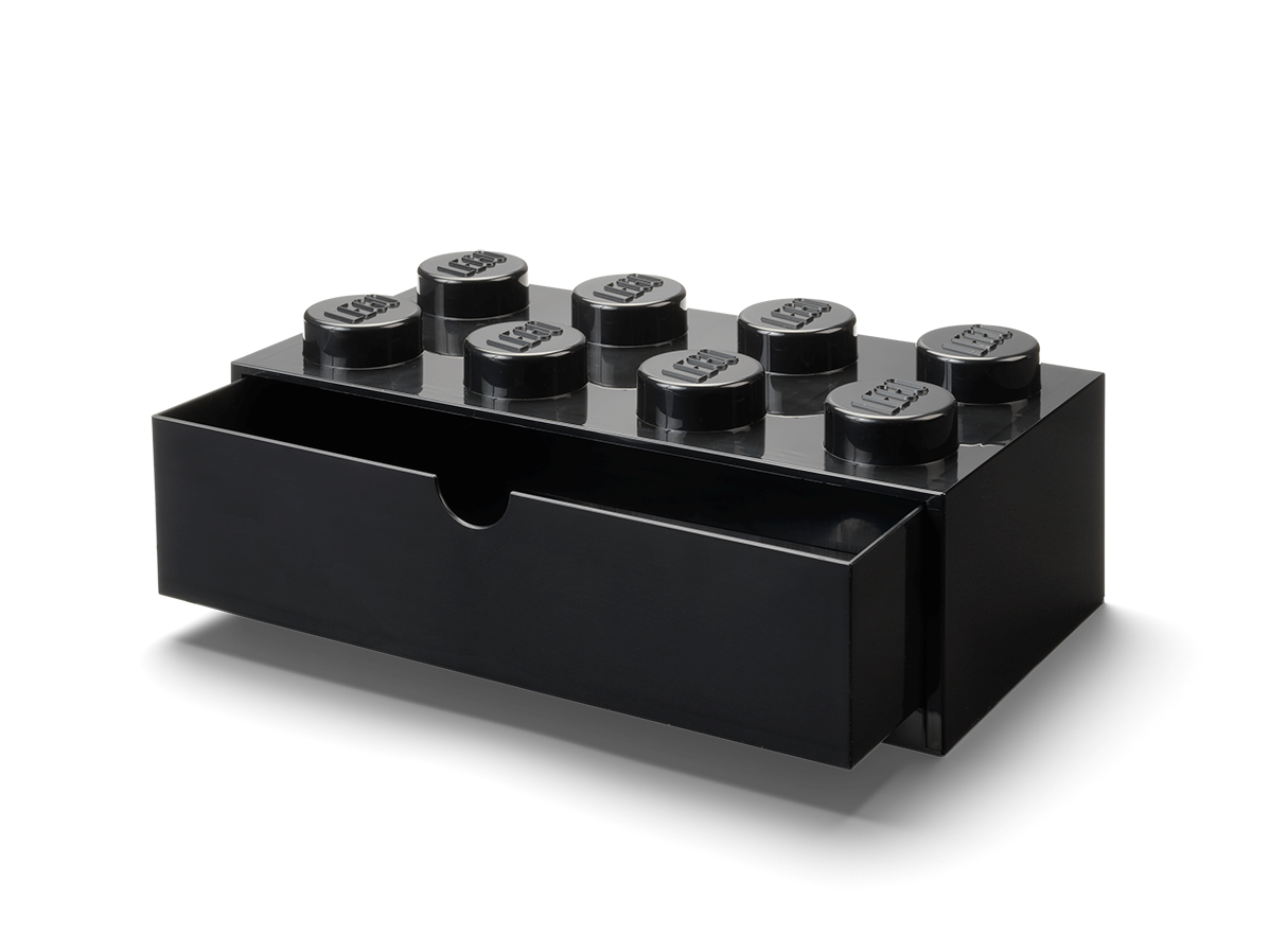 LEGO 8-Stud Desk Drawer – Black (5006876)