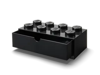 8-Stud Desk Drawer – Black de LEGO – photo du produit 1 sur 3