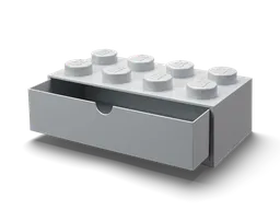 LEGO 8-Stud Desk Drawer – Gray (5006878)