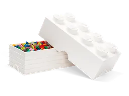LEGO 8-Stud Storage Brick – White (5006913) - afbeelding 2