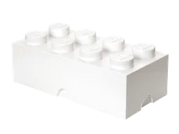 LEGO 8-Stud Storage Brick – White (5006913)