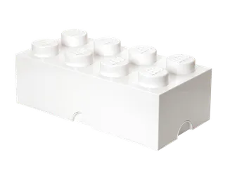 8-Stud Storage Brick – White by LEGO – product photo 1 of 3