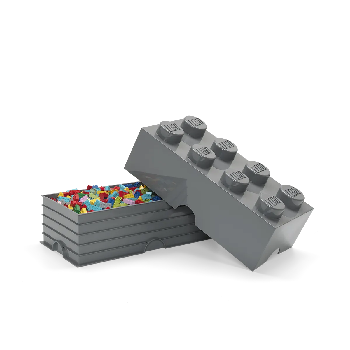LEGO 8-Stud Storage Brick – Gray (5006915) - Bild 1