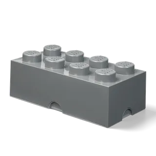 8-Stud Storage Brick – Gray fra LEGO – produktfoto 1 af 3