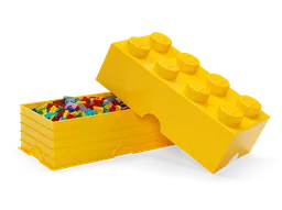 LEGO 8-Stud Storage Brick – Yellow (5006916) - afbeelding 2