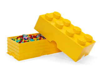 8-Stud Storage Brick – Yellow by LEGO – product photo 3 of 3