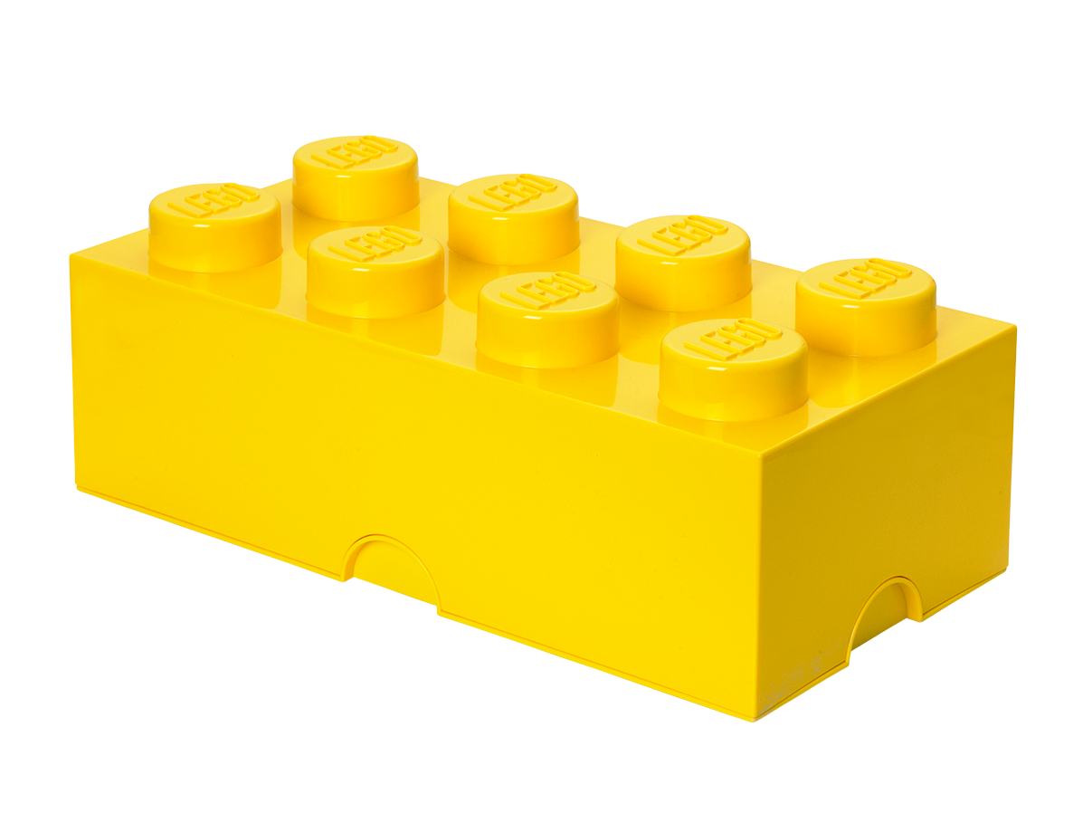 LEGO 8-Stud Storage Brick – Yellow (5006916)