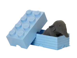 8-Stud Storage Brick – Light Blue by LEGO – product photo 3 of 4