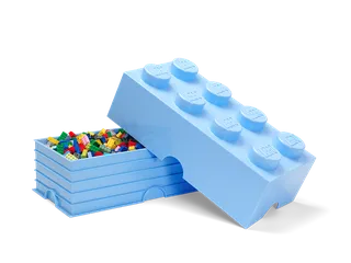 8-Stud Storage Brick – Light Blue by LEGO – product photo 4 of 4