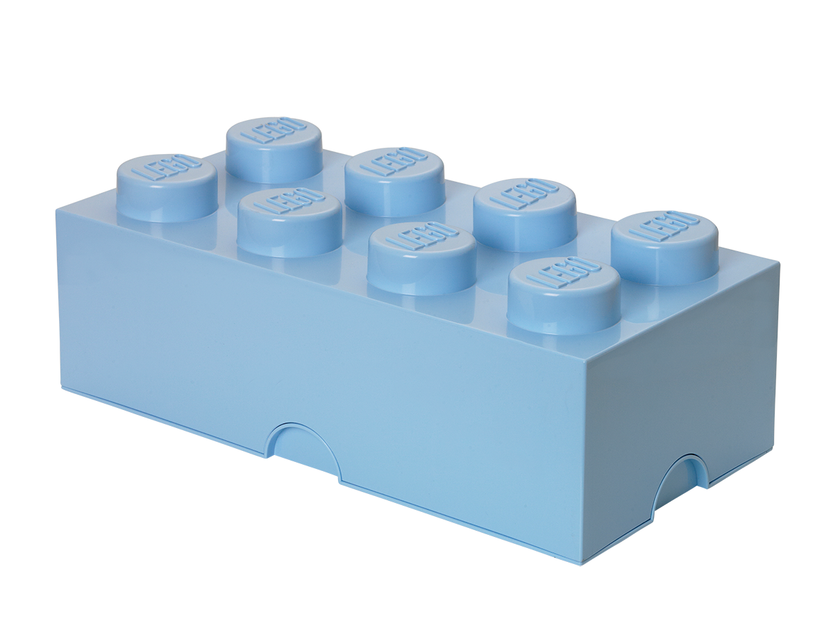LEGO 8-Stud Storage Brick – Light Blue (5006918)