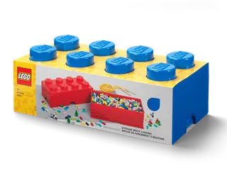 8-Stud Storage Brick – Blue by LEGO – product photo 2 of 4