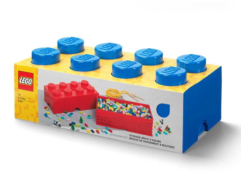 8-Stud Storage Brick – Blue by LEGO – product photo 2 of 4