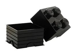LEGO 4-Stud Storage Brick – Black (5006930) - afbeelding 2