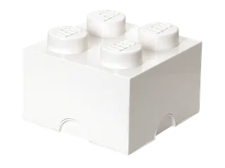 4-Stud Storage Brick – White de LEGO – photo du produit 1 sur 3