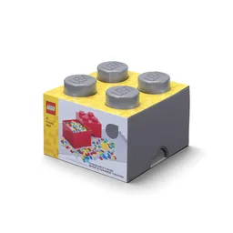 LEGO 4-Stud Storage Brick – Dark Gray (5006933) - afbeelding 1