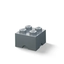 LEGO 4-Stud Storage Brick – Dark Gray (5006933)