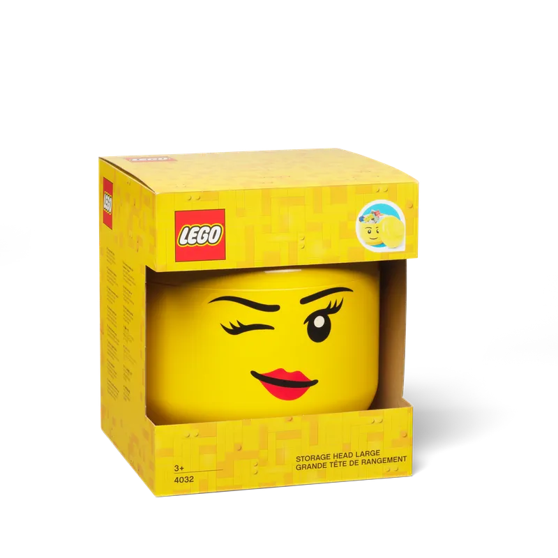 Storage Head – Large, Winking von LEGO – Produktfoto 3 von 4