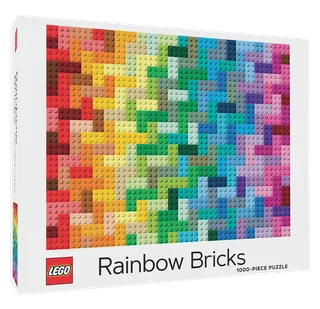 Rainbow Bricks 1,000-Piece Puzzle van LEGO – productfoto 1 van 6