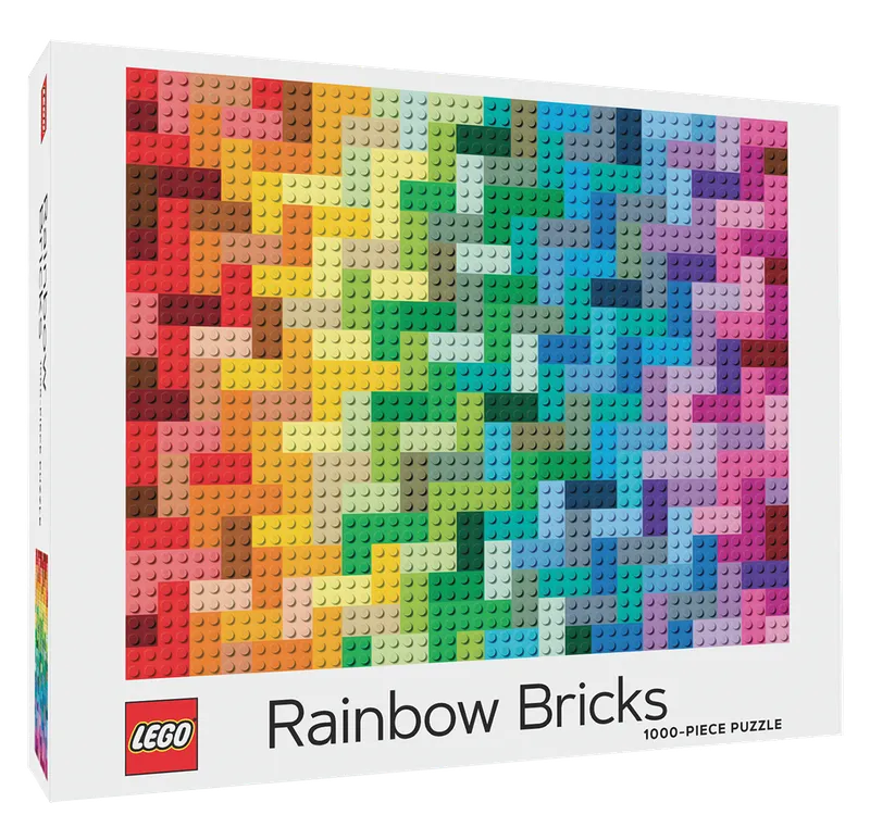 Rainbow Bricks 1,000-Piece Puzzle