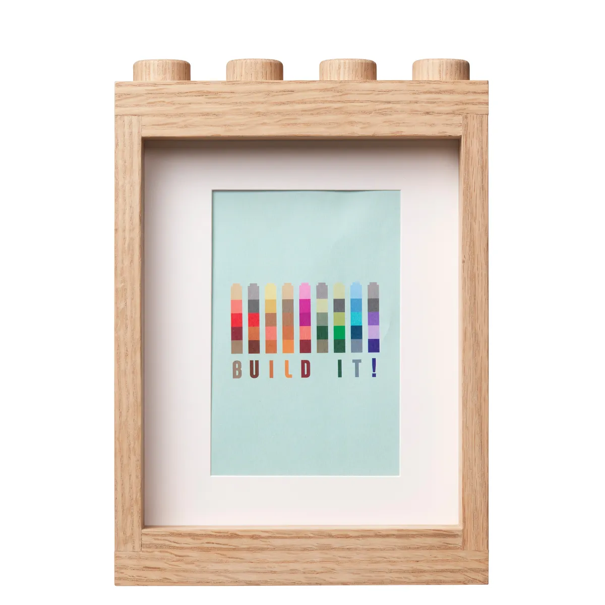 LEGO Wooden Picture Frame – Light Oak (5007109)