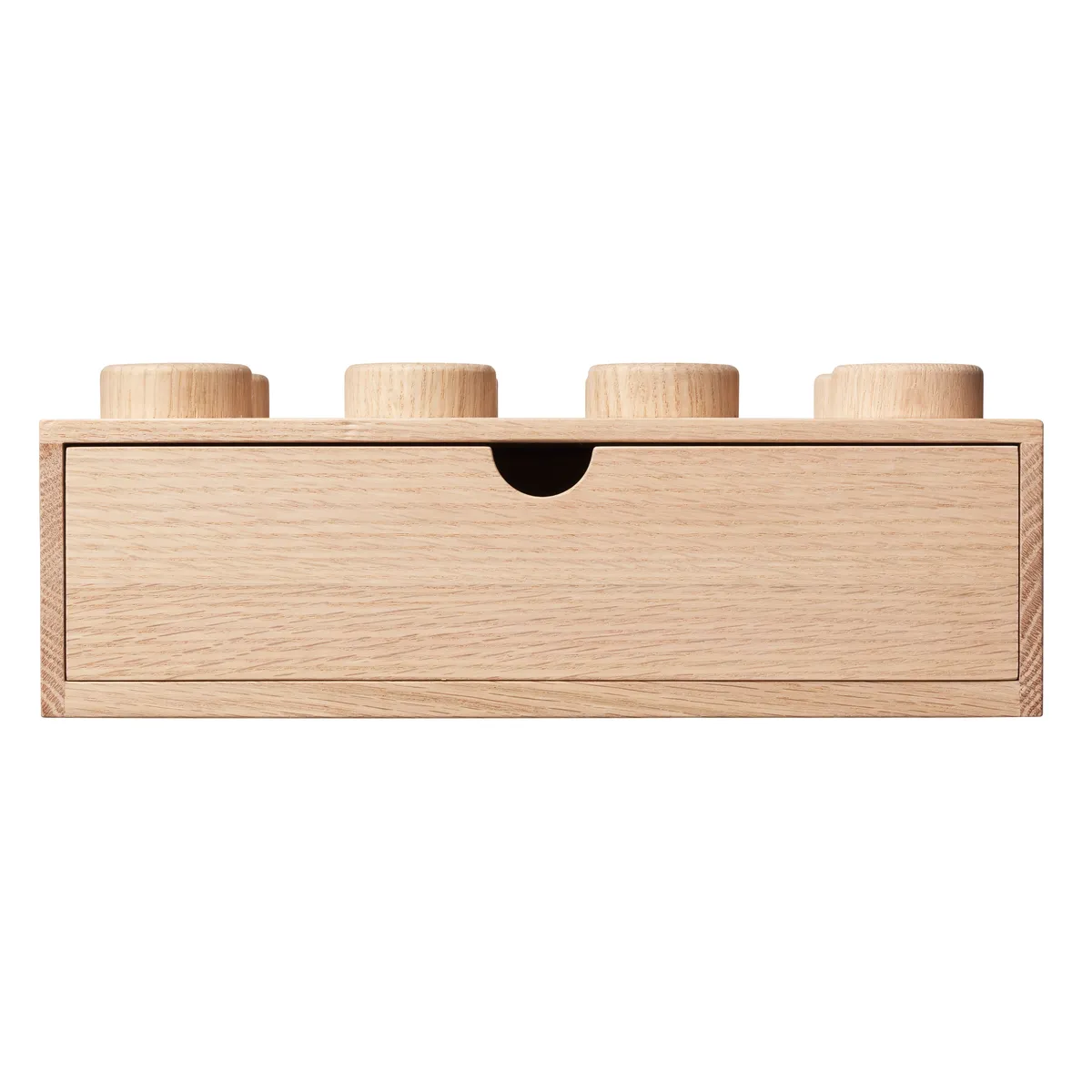 LEGO Wooden Desk Drawer 8 – Light Oak (5007111)