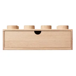 LEGO Wooden Desk Drawer 8 – Light Oak (5007111)