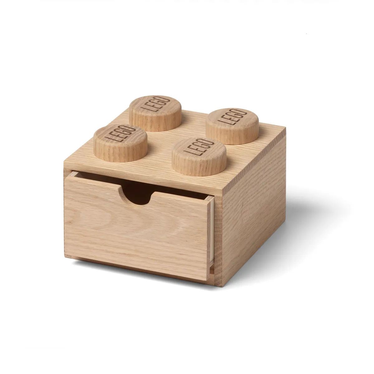 LEGO Wooden Desk Drawer 4 – Light Oak (5007113)