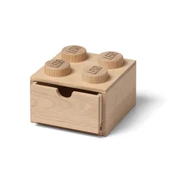 LEGO Wooden Desk Drawer 4 – Light Oak (5007113)