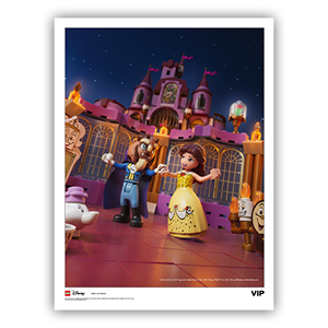 LEGO Belle & Beast Art Print (5007117)