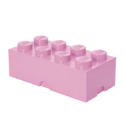 LEGO 8-Stud Storage Brick – Light Purple (5007126)