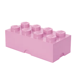 8-Stud Storage Brick – Light Purple från LEGO – produktbild 1 av 2