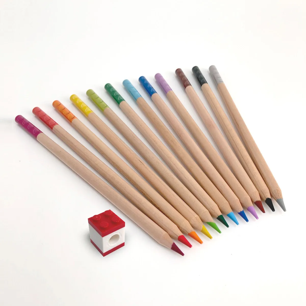 LEGO 2.0 12-Pack Colored Pencils with Topper (5007197)