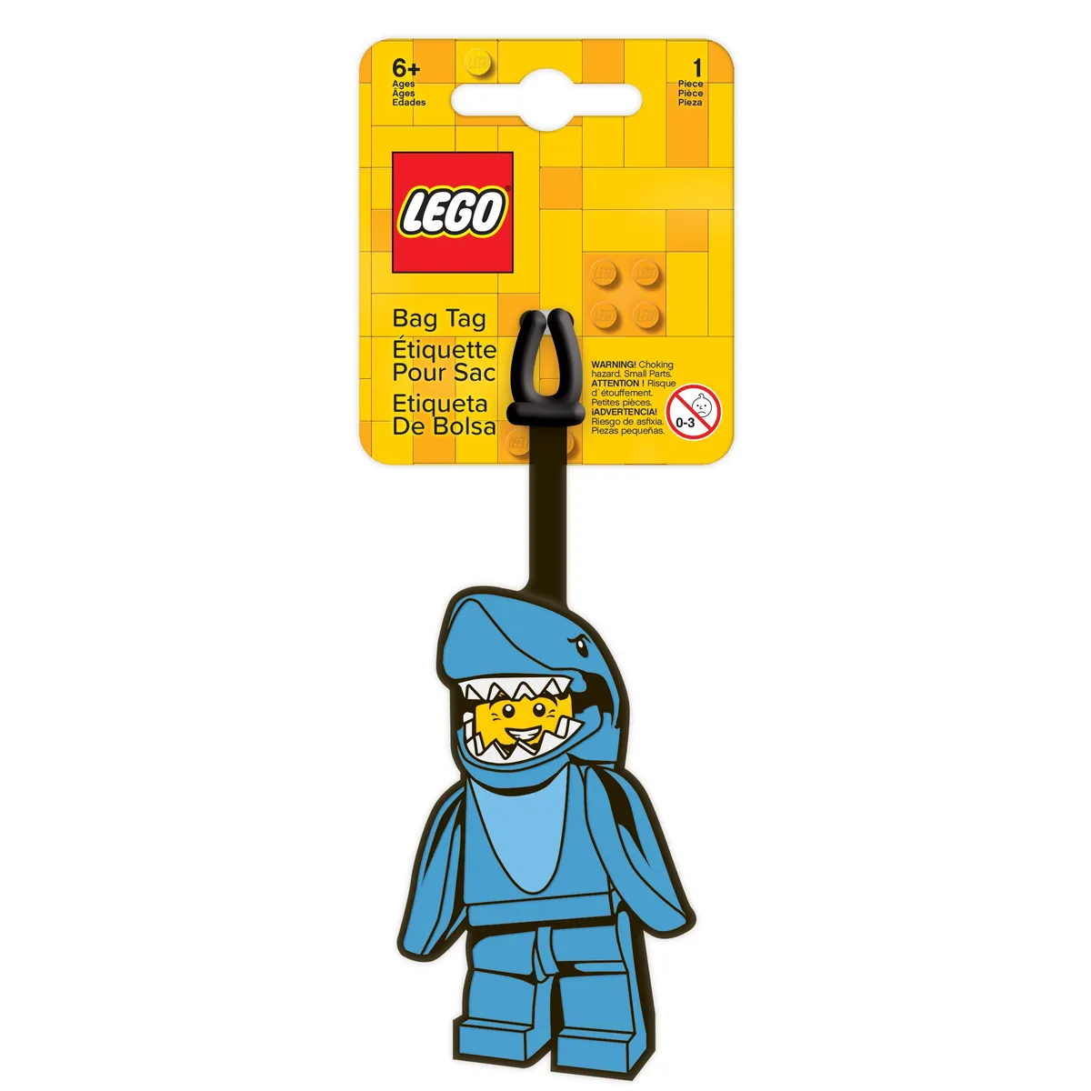 LEGO Shark Suit Guy Bag Tag (5007229) - Bild 1