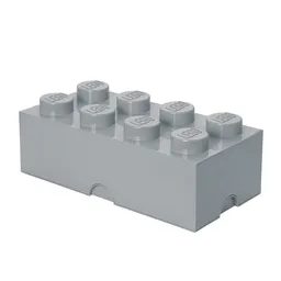 LEGO 8-Stud Storage Brick – Stone Gray (5007268)