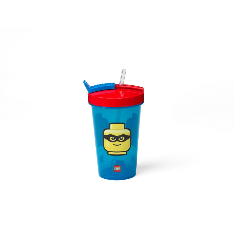 Tumbler with Drinking Straw