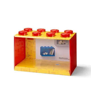 8-Stud Brick Shelf – Bright Red de LEGO – photo du produit 2 sur 3