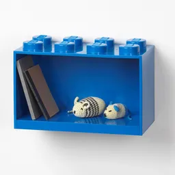 LEGO 8-Stud Brick Shelf – Blue (5007285) - afbeelding 2