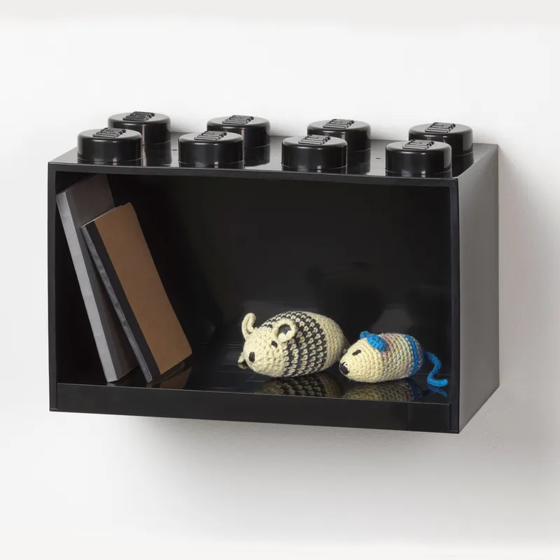 8-Stud Brick Shelf – Black by LEGO – product photo 3 of 3