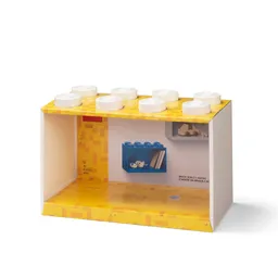 LEGO 8-Stud Brick Shelf – White (5007287) - afbeelding 1