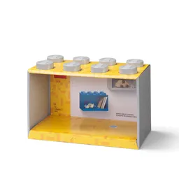 LEGO 8-Stud Brick Shelf – Gray (5007288) - afbeelding 1