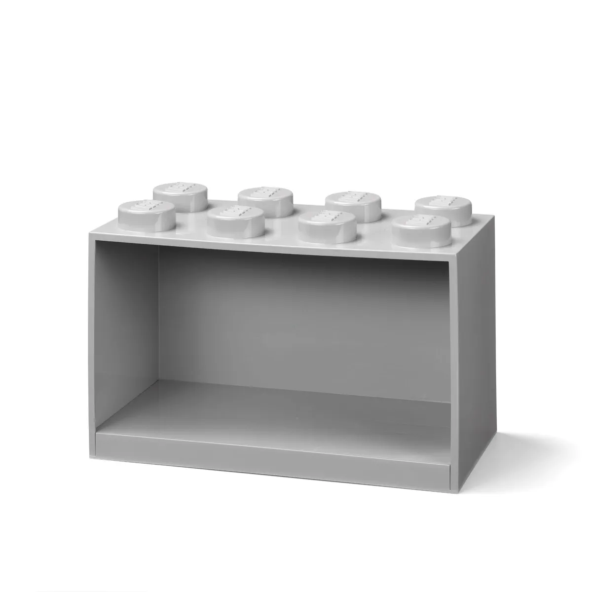 LEGO 8-Stud Brick Shelf – Gray (5007288)