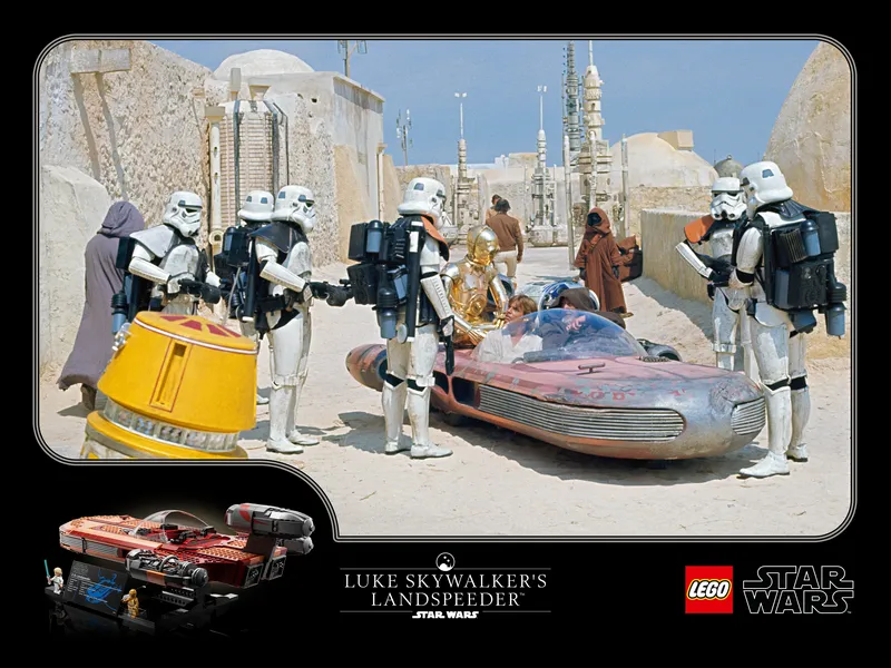Star Wars Land Speeder Poster 2