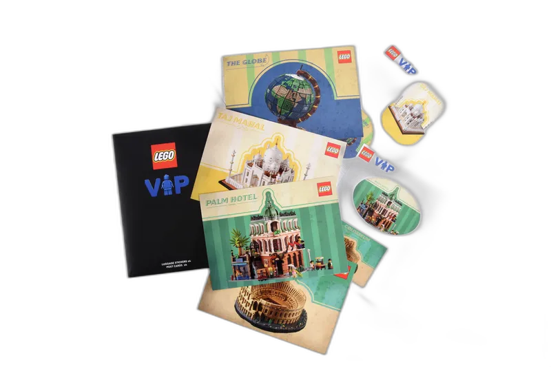 POSTCARD & STICKER SET