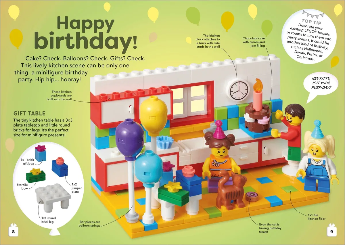 LEGO Party Ideas with Exclusive LEGO Cake Mini Model (5007580) - Bild 2