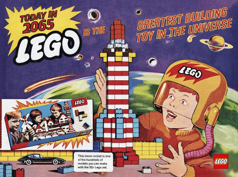 RETRO AD POSTER fra LEGO – produktfoto