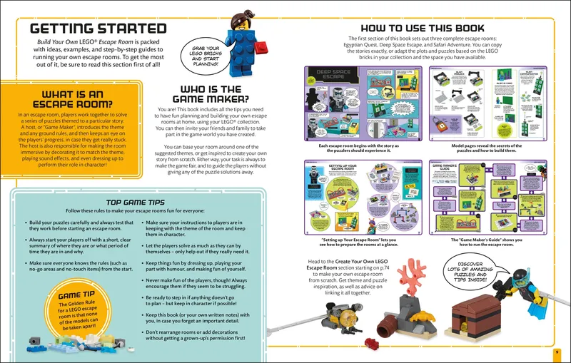 Build Your Own LEGO® Escape Room Book by LEGO – product photo 3 of 5